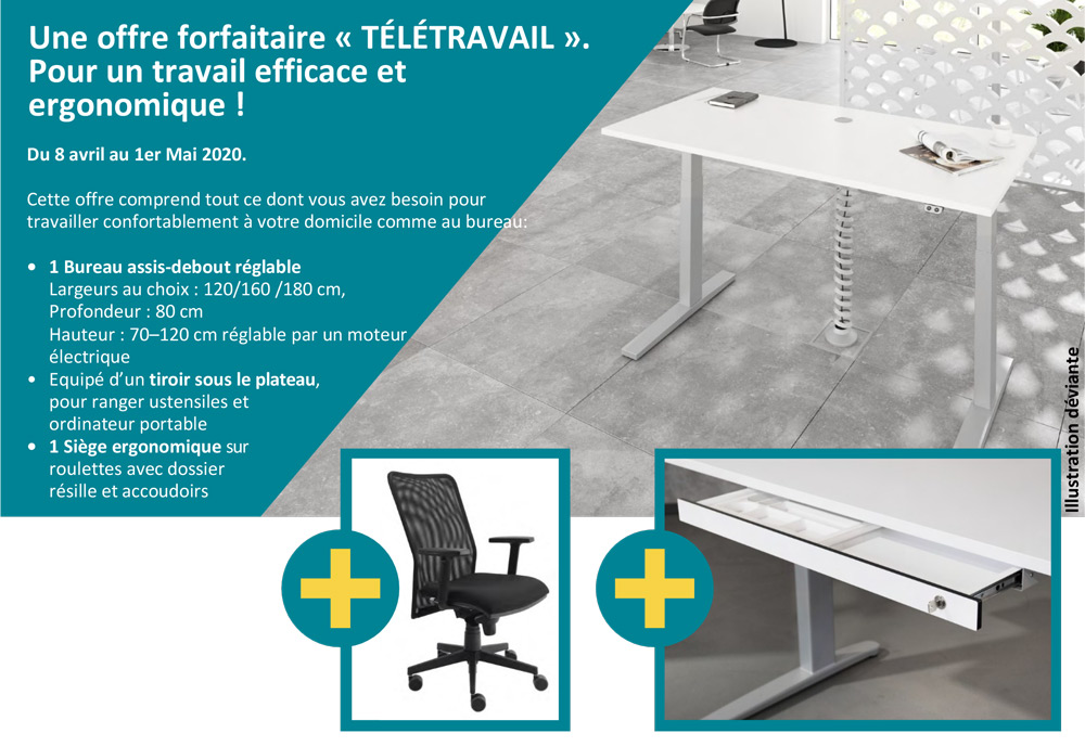 offre teletravail ergonomie