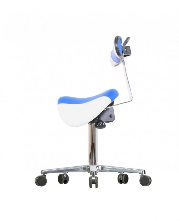 Tabouret selle avec dossier salle blanche GMP - WS 3520 GMP XL