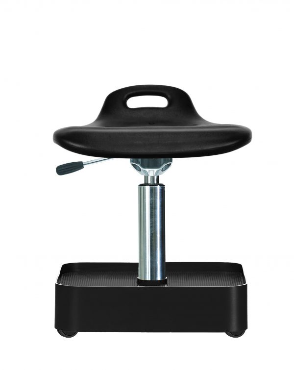 Tabouret rotatif bas assise avec manette - WS 4022