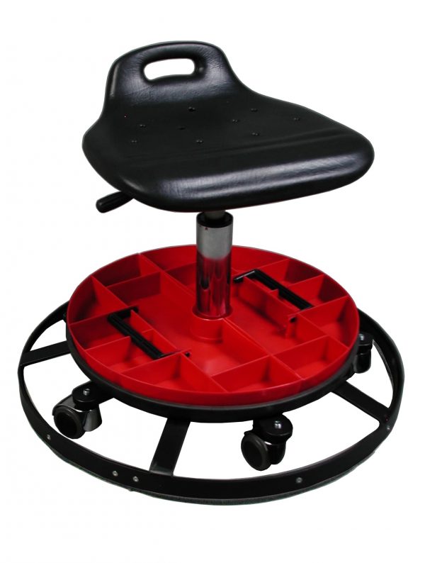 Tabouret rotatif bas assise avec manette - WS 4022