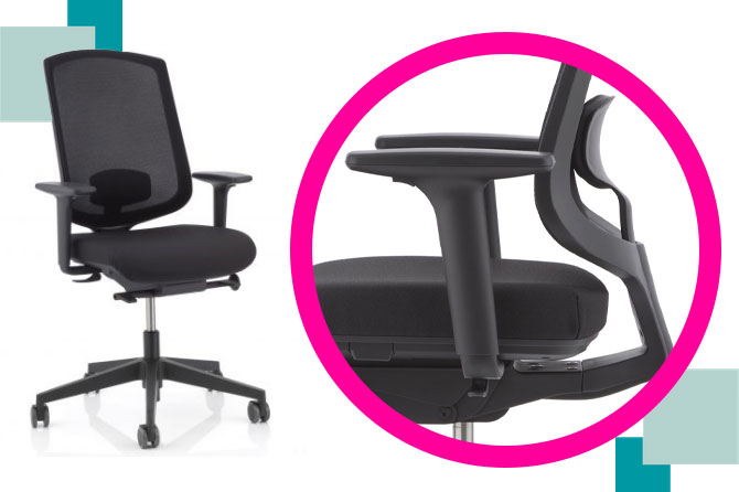 Fauteuil ergonomique de bureau special contre le mal de dos